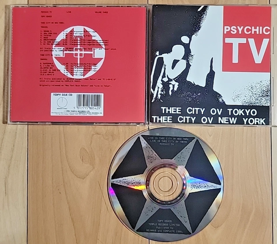 PSYCHIC TV Live Thee City Ov Tokyo New York - Vol. 3 Three CD - READ - Image 1 of 3