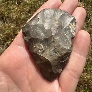 MLC 865 Paleo Archaic Knife Blade Arrowhead Coshocton Chert X Morris Ohio Relic - Picture 1 of 6