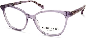 Kenneth Cole KC0327 081 Purple Cateye Plastic Eyeglasses Frame 53-16-140 - Picture 1 of 3