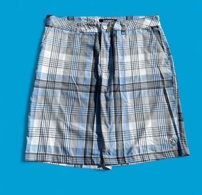 Rusty Y2K Plaid 5-Pocket Utility Baggy Shorts Men’s 36x10 Skater - Image 1 of 4