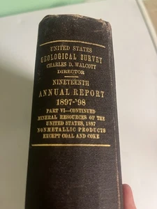 U.S. Geological Survey Seventeenth Annual Report 1897-'98 Part VI - Bild 1 von 11