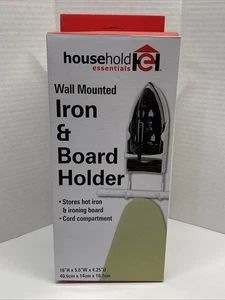 Wall Mounted Iron & Board Holder Household Essentials Storage - Picture 1 of 5
