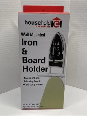 Wall Mounted Iron & Board Holder Household Essentials Storage - Image 1 of 4