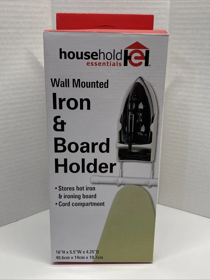 Wall Mounted Iron & Board Holder Household Essentials Storage - Image 1 of 4