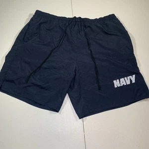 Authentic U.S. Navy Athletic Shorts 2XL gefüttert blau Running Navy Logo - Bild 1 von 9
