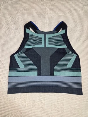 LNDR Spectrum Sports Bra Cornflower Blue Aqua Stretch Sports Bra Top SZ M/L - Image 1 of 4