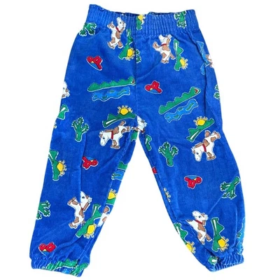 Vintage 90s Baby OshKosh B'gosh Western Patterned 18m Corduroy Pants Horse fall - Image 1 of 4