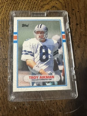 1989 Topps Traded Troy Aikman #70T Rookie RC - Image 1 of 2