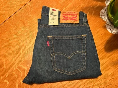 LEVIS 513 JEANS AJUSTADOS RECTOS ELÁSTICOS LAVADO OSCURO 30 X 30 NUEVOS CON ETIQUETAS ¡MUY BONITOS! Foto 1 de 4