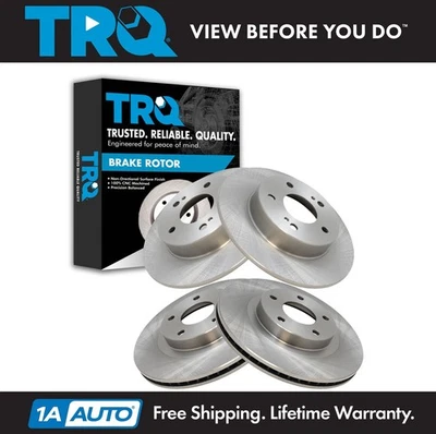 Kit de rotor de freno de disco delantero y trasero TRQ para Infiniti I35 Nissan Máxima Foto 1 de 4