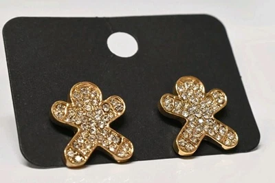 Pendientes de pan de jengibre con joyas, Hildie & Jo Foto 1 de 4