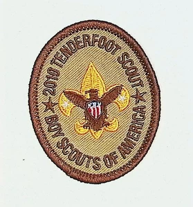 BSA Centennial 2010 Tenderfoot Scout Rank Patch Mint Condition SS - Picture 1 of 2