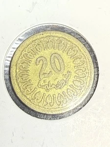 🚨 Tunisia 20 Centimes – Pocket-Sized Empire of Brass – KM#307 🚨 - Picture 1 of 3