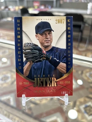 2014 Panini Immaculate Collection Derek Jeter #8 Rare SSP /14 NY Yankees HOF!!! - Image 1 of 2