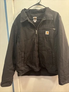 chaqueta carhartt negra grande - Imagen 1 de 9