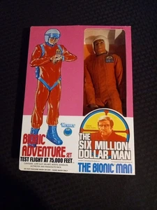 Kenner Six Million Dollar Man TEST FLIGHT 75.000 FT 13" Modellino Repro Box - Foto 1 di 11