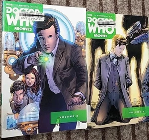 Dr. Who, The Eleventh DOCTOR Archives. Vol 2 & 3. Ex Lib - Picture 1 of 2