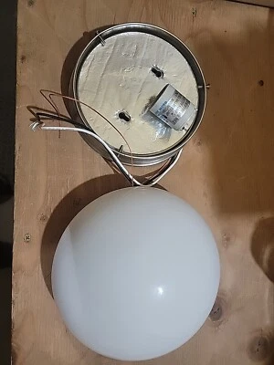 Trans Globe Lighting Dash 8 in. 1-Light Brushed Nickel Flush Mount Ceiling Light - Image 1 of 4