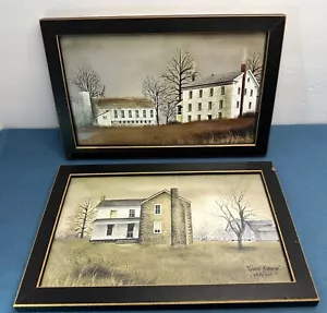 2 Framed Prints: Quiet Evening & Cold Morning both by Billy Jacobs 11x7 Art - Picture 1 of 7