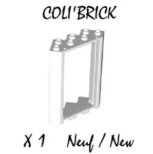 Lego 28327 - 1x Cadre Porte Door Frame 4 x 4 x 6 Corner - Blanc White - NEUF NEW - Picture 1 of 1
