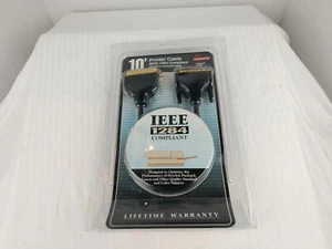 PC Concepts 10' Printer Cable IEEE 1284 Compliant - Picture 1 of 2