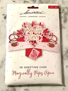 3D TO my VAELNTINE Hearts GREETING CARD Pops Open Pop Up ~Love~Valentine - Picture 1 of 1