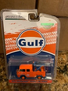 Camión grúa Greenlight Hobby 1970 exclusiva Volkswagen doble cabina GULF - Imagen 1 de 1