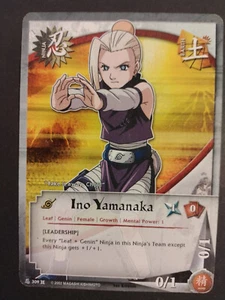 Naruto CCG Ino Yamanaka 309 The Chosen Common LP-MP English 1st Ed - Picture 1 of 2