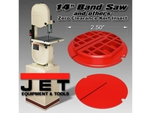 Zero Clearance Kerf Band Saw Insert Plate for 14” Jet Model Bandsaw - Picture 1 of 2