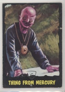 1964 Topps Bubbles Outer Limits Printed in USA Thing From Mercury #25 0s4