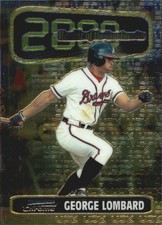 1999 Bowman Chrome 2000 ROY Favorites Braves Baseball Card #ROY9 George Lombard