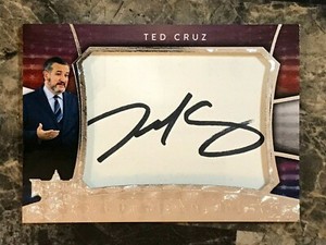 Ted Cruz 2020 Decision SERIES 2 Cut Signatures Silver Foil 