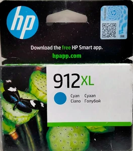 HP 912XL, Original 3YL81AE BGX Cyan, Genuine Ink Cartridge 912 XL OVP - Afbeelding 1 van 5