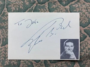 Theodore Bikel - My Fair Lady - The Defiant Ones - JAG - signiertes Autogramm - Bild 1 von 2