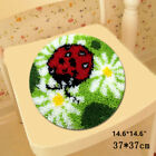 DIY Ladybug Latch Hook Rug Making Kit For Beginners Embroidery Craft Home Decor