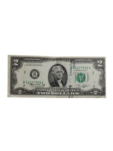 Series 1976 $2 Two Dollar Bill Offset Right Margin SEE PICTURES RARE HTF - Picture 1 of 12
