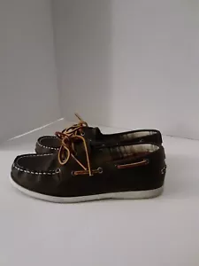 GH Bass Womens Brown Boat Shoe Slip On Loafers Casual Dress Shoes Size 7 M - Picture 1 of 14