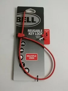 2 Bell ReUsable Zip Tie Key Locks 7117058 Securing Bikes/Items, Release Key - Picture 1 of 5