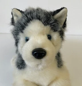 Russ Plüschtier Blizzard Husky Welpe Hund mit blauen Augen Stofftier Spielzeug 11 Zoll - Bild 1 von 6