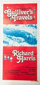 Gulliver’s Travels Richard Harris 1977 Original Australian Daybill - Imagen 1 de 1