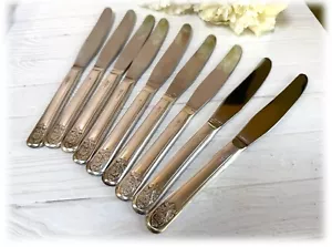 Lot 9 MELODIE Silber Teller massiver Griff Tafelmesser International Silber 1954 - Bild 1 von 5