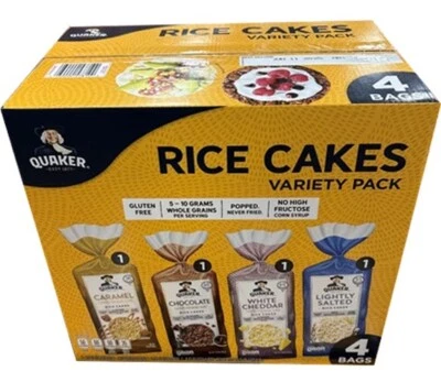 Rice Cakes, Plain Variety Pack, Gluten Free, 4 Bags - Image 1 of 2