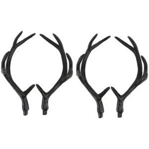 2 Paar Geweih Stirnband Bräutigam süß Hirschgeweih Kunststoff Rentier - Bild 1 von 12