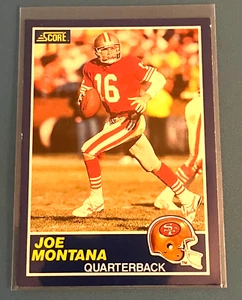 1989 Joe Montana Score #1 San Francisco 49ers HOF EX J28 - Bild 1 von 2