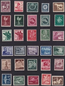 Lot-R Stamp Germany WWII 3rd Reich Hitler Airplanes Horse Innsbruck Snake MNH - Picture 1 of 1