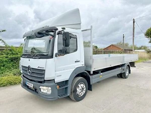 2016 MERCEDES ATEGO 1318 NEW ALLOY DROPSIDE SCAFFOLDING SPEC EURO-6 U-LEZ 3SEAT - Picture 1 of 12