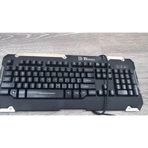 Tt Esports Commander By Thermaltake Gaming Keyboard KB-CMC-PLBD - Picture 1 of 8