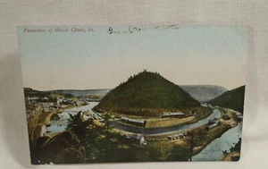 Panorama di Mauch Chunk antica cartolina Jim Thorpe Pennsylvania mai usata. - Foto 1 di 2