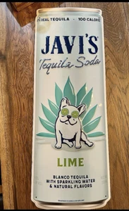 "Letrero de lima Javis Tequila Soda Tin Tracker 24"" X 8,5""" - Imagen 1 de 3