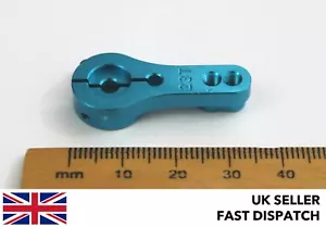 Servo Horn/Arm 23 Teeth/Tooth 23T Blue Aluminium for RC buggy/plane/helicopter - Picture 1 of 5